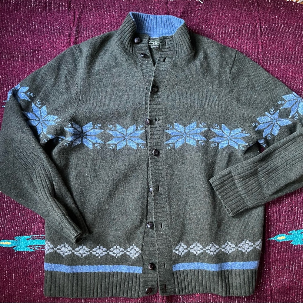 Vintage Eddie Bauer Wool Cardigan